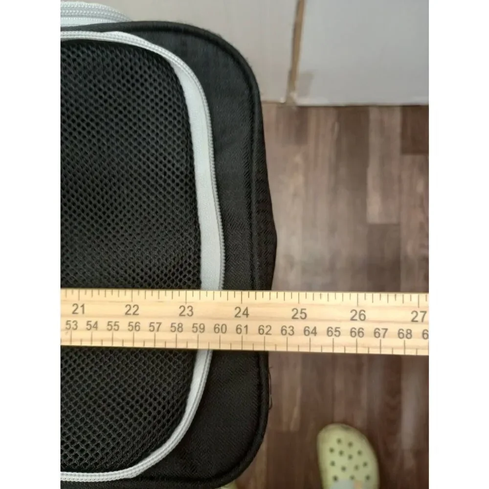 Kenneth Cole reaction, hang up, fold up, black, travel cosmetic- toiletry bag.